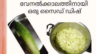 വേനൽ കാലത്തിനായി ഒരു സ്പെഷ്യൽ സൈഡ് ഡിഷ്... Best dish for summer season