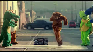 breakdancing bear