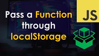 How to Store and Retrive a Function from localStorage | JavaScript Tutorial
