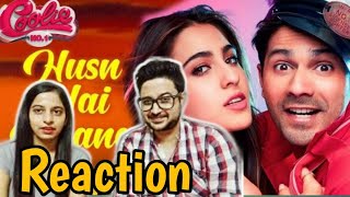 Husnn Hai Suhaana New - Coolie No. 1 | Reaction | Varun Dhavan | Sara Ali Khan
