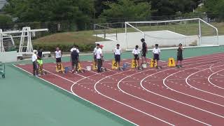 りゅうひゆうきせいや100m 足立ジュニア強化練習会（20200813