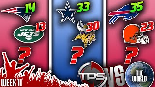 2022 NFL Week 11 PICKS, PREDICTIONS & PRIZES! TPS vs THE WORLD!!!