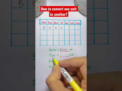 How do you convert units from one system to another?