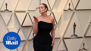 Ashley Graham bold and beautiful in a black gown at 2019 Oscars