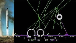 【レトロゲーム：Apple2】 ABM (1980) (Muse) #オレシュニク 🇷🇺🇰🇵国歌でプレイ