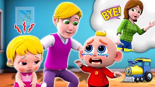 Mommy Please Don't Leave 🥹💔 + More Family Song For Baby 🎶 | Nursery Rhymes By Little PIB