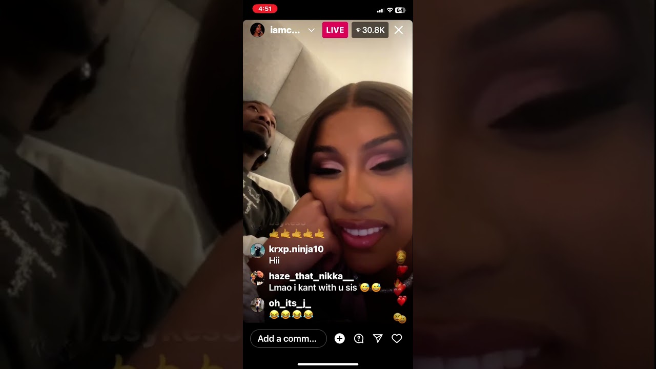 Cardi B And Offset Get Freaky On IG Live…. Message To The Girls In The ...