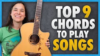 9 MUST KNOW Beginner Guitar Chords to Play 1000s of Songs