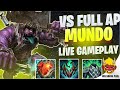 Dr. Mundo Vs Full AP = UNKILLLABLE! - Wild Rift HellsDevil Plus Gameplay