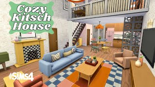 I made a house with the COZY KITSCH KIT in the sims 4