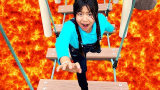 Jannie and Ellie The Floor is Lava on the Playground and More Children’s Videos