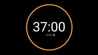 37 Minute Countdown Timer with Alarm / iPhone Timer Style