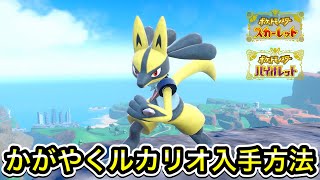 【ポケモンSV】色違いルカリオの入手方法