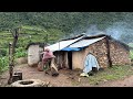 Simple The Best Nepali Mountain Village || Rainy Season || Nepali Village || TheVillageNepal