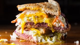 Pastrami Reuben  | SAM THE COOKING GUY