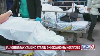 Flu outbreak causing strain on Oklahoma hospitals