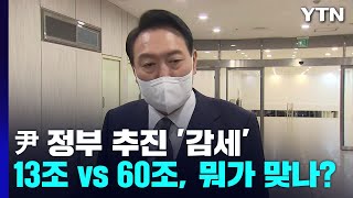 尹 정부 하겠단 '감세'...13조 vs 60조, 뭐가 맞나요? / YTN