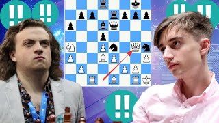 Perfect chess game 9 Daniil Dubov vs Hans Niemann