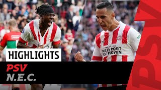 NONI MADUEKE 🔙⚽, 🅰🅰 for GAKPO | Highlights PSV - N.E.C.