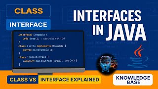 Interface in Java | Class vs Interface vs abstract class #interface #java @knowledgebase2612