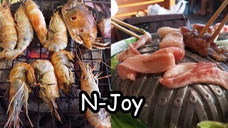 บุฟเฟ่ต์ ซีฟู้ด หมูกระทะ N Joy