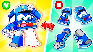 🚨 로보가 위험해요! 🤖 혼자선 안 돼요, 도와주세요! 😢 | RoboSquad 유아 애니메이션