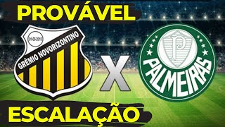 Provável escalação do Palmeiras VS Novorizontino