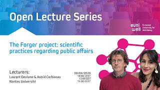 Citizen Science Talks I The Forger project – scientific practices regarding public affairs