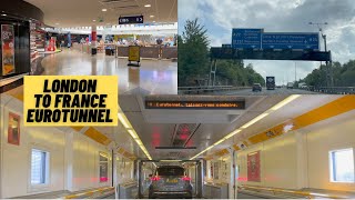 LONDON TO FRANCE VIA EUROTUNNEL || TRAVEL VLOG || 2022 ||