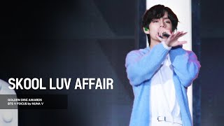 200105 골든디스크어워즈 - Skool Luv Affair (MC자두) / BTS V / 방탄소년단 뷔 (4K fancam)