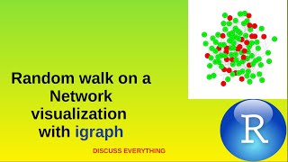 igraph tutorial | Random walk on networks| R tutorials| VIsualization