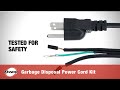 3 ft. Garbage Disposal Power Cord Installation Kit