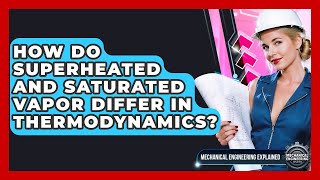 How Do Superheated And Saturated Vapor Differ In Thermodynamics? - Mechanical Engineering Explained
