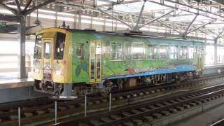 越美北線キハ120形 福井駅発車 JR-West Etstumi-Hoku Line KiHa120 series DMU