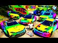 Franklin Steal Rainbow BMW Cars!