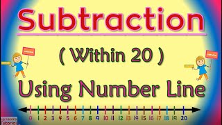 Subtraction Within 20 Using Number Line | Liy Learns Tutorial