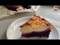 健康低卡：紫薯酸奶芝士蛋糕🧀 无奶油 purple sweet potato cheese cake *healthy low calories no cream* 气炸锅减脂食谱 recipe