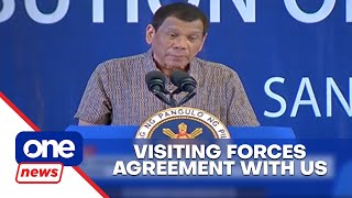 Senators agree Pres. Duterte can end VFA