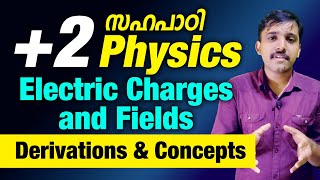 Electric Charges and Fields Chapter 1 | Plus two Physics full Revision | Sahapadi | Adarsh S M