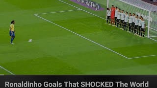 Ronaldinho Goals That SHOCKED The World #shorts #viral #youtube #football #ronaldinho #goals #video