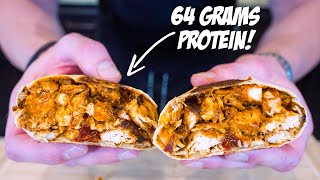ANABOLIC SPICY CHIPOTLE CHICKEN BURRITOS | Easy High Protein Freezer Burrito Recipe!