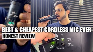 Cheap \u0026 Best Cordless Mic | Hayden HY-07 Mic Honest Review | Unboxing | Cordless Mic Under Rs 2000