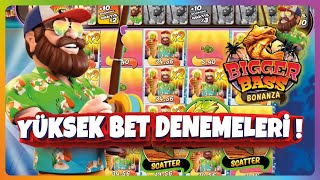 SLOT OYUNLARI BIGGER BASS BONANZA SERİSİ | YÜKSEK BET DENEMELERİ #slotoyunları #casino #slots