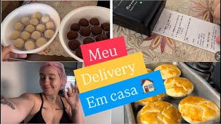 Um dia comigo no meu delivery em casa 🏠