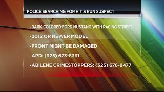Abilene police searching for hit-and-run driver who struck pedestrian Tuesday