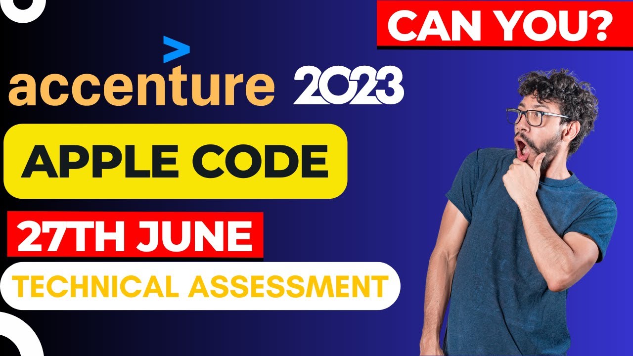 27th June First Slot :- Accenture Assessment Test 2023 || Accenture ...