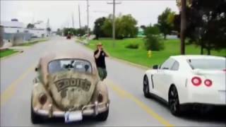 1972 Volkswagen Beetle ( Kaplumbağa Vosvos ) Lamborghini ve Nissan ' a karşı