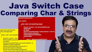 Switch Case In Java Example | Compare String In Java | Char Equality Java - Java Lecture 3