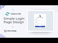 Simple Login Page design with Tailwind CSS 2023 | Creating a login form using Tailwind
