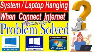 Fix Windows 7,8,10 Hanging and Freezing Problem When Connect Internet 2022 |Aliyan Bhullar
